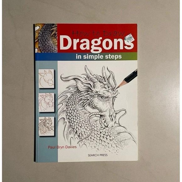 How To Draw Dragons Step By Step Book - Picture 1 of 5